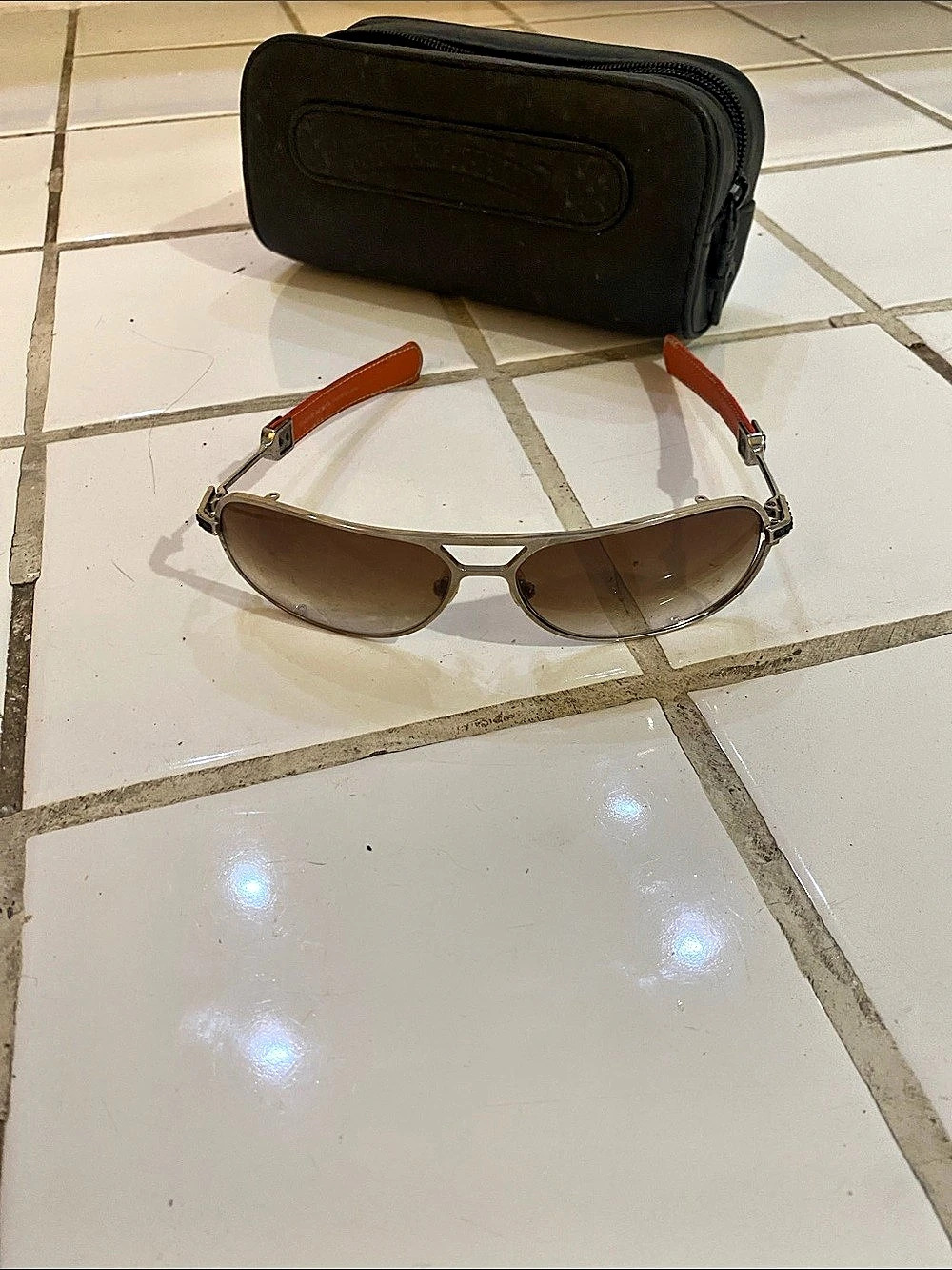 Chrome hearts Brown & Orange Sunglasses